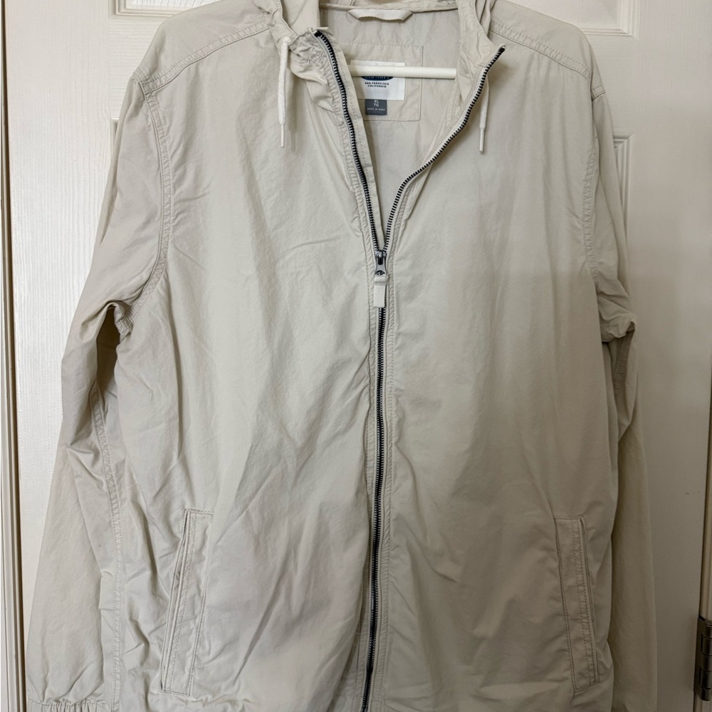 Old Navy Men's Size XL Stylish Casual Light Tan Jacket